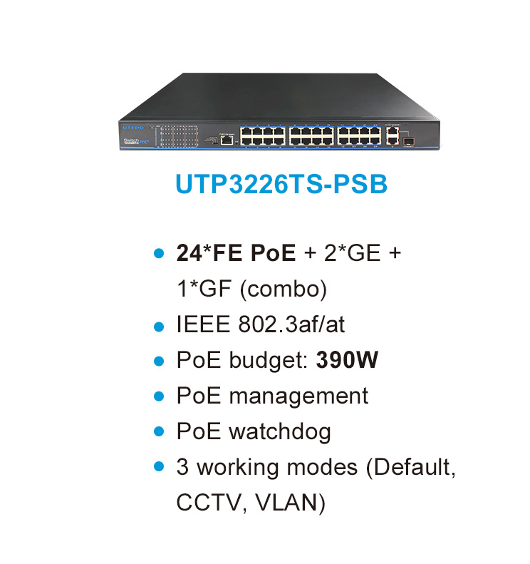 24 ports poe switch